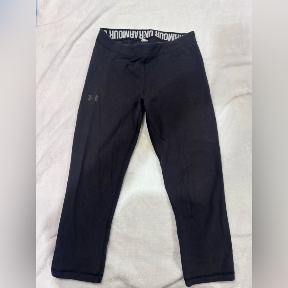 Under Armour Charged Black Leggings-MED